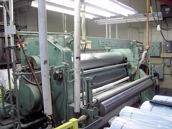 VERDUIN 108" width 2 roll Calender,